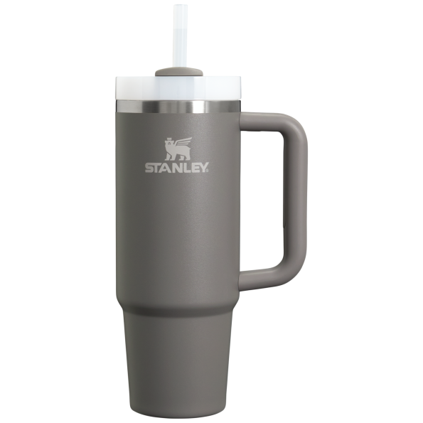 Stanley Quencher H2.0 Flowstate Tumbler 30 oz Cup In Stone Grey