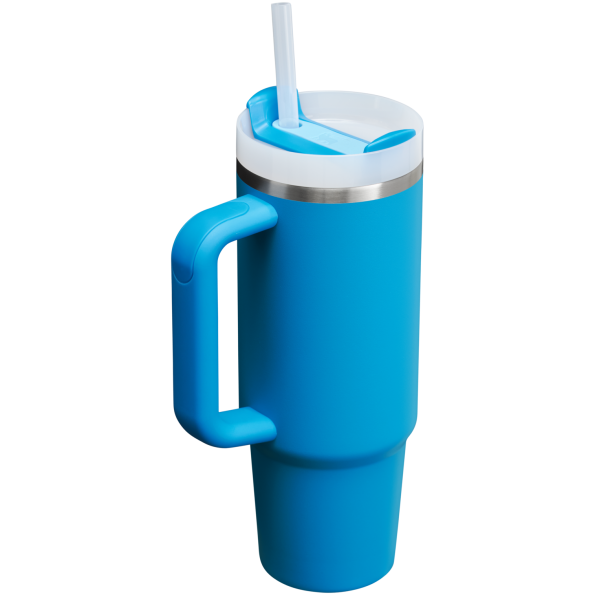 Stanley Quencher H2.O FlowState Tumbler Cup 30 OZ In Azure Blue