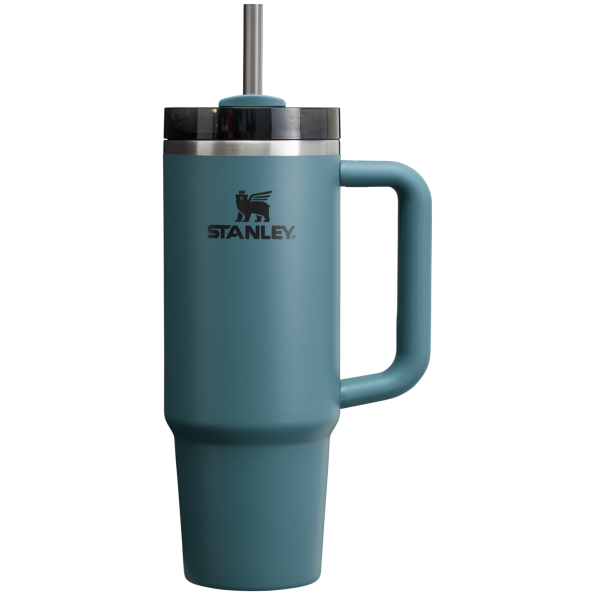 Stanley Quencher H2.O FlowState Tumbler Cup 30 OZ In Blue Spruce