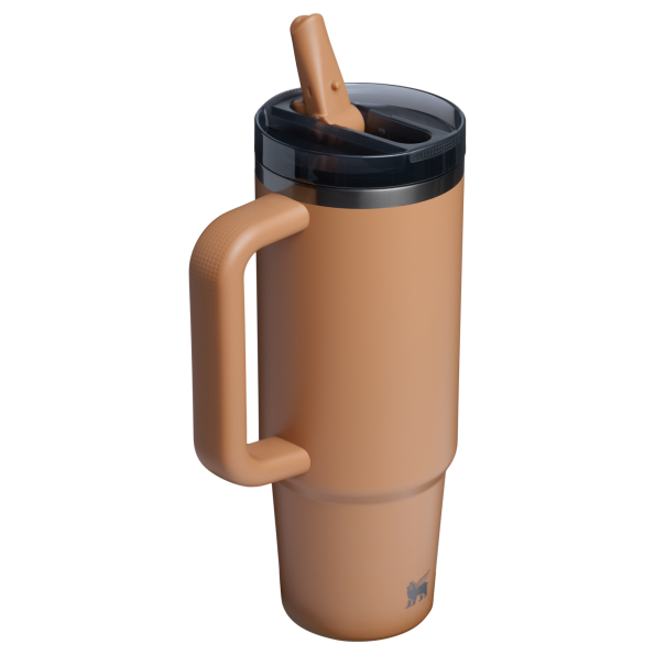 The Stanley Quencher ProTour Flip Straw Insulated Tumbler 30 OZ Cup In Camel