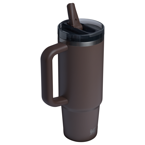 The Stanley Quencher ProTour Flip Straw Insulated Tumbler 30 OZ Cup In Espresso Brown