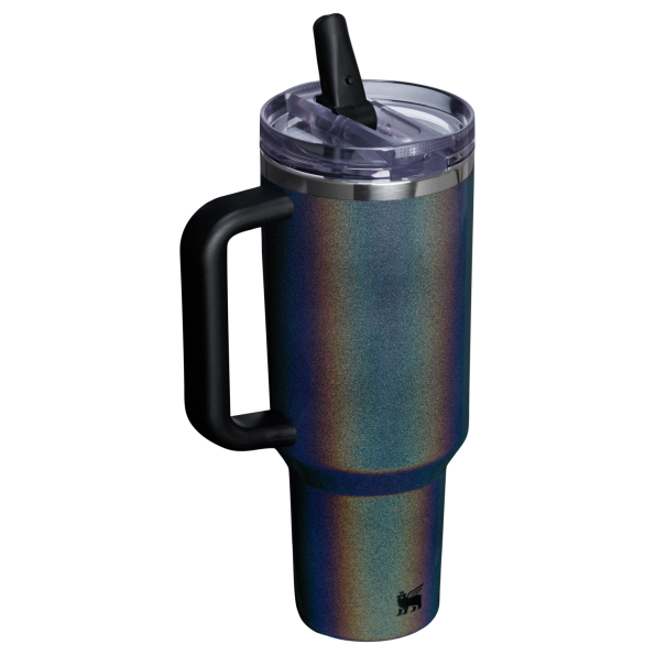 The Stanley Quencher ProTour Flip Straw Insluated Tumbler 40 Oz in MIdnight Glitz