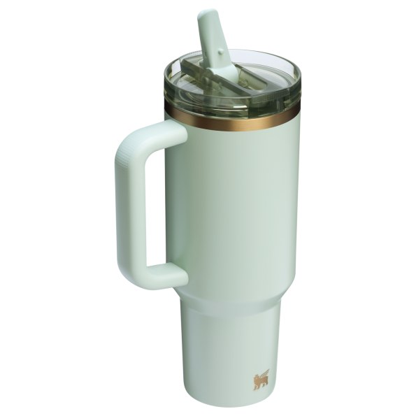 The Stanley Quencher ProTour Flip Straw Insluated Tumbler 40 Oz in Gilded Celadon