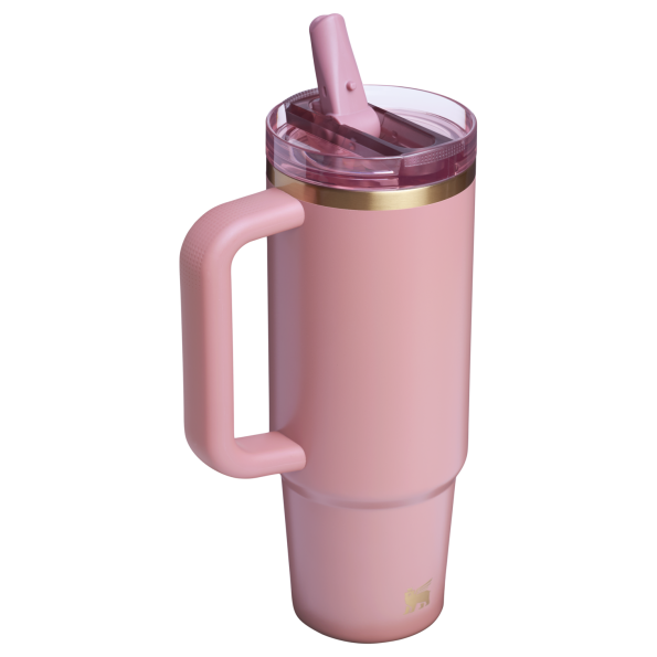 The Stanley Quencher ProTour Flip Straw Insluated Tumbler 30 Oz in Antique Pink