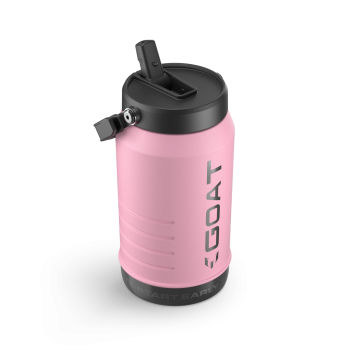 The Messi x Stanley IceFlow Water Jug with Fast Flow Lid 64 OZ In Messi GOAT Pink