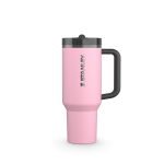 The Messi x Stanley Quencher ProTour Flip Straw Tumbler 40 OZ Cup In Messi GOAT Pink