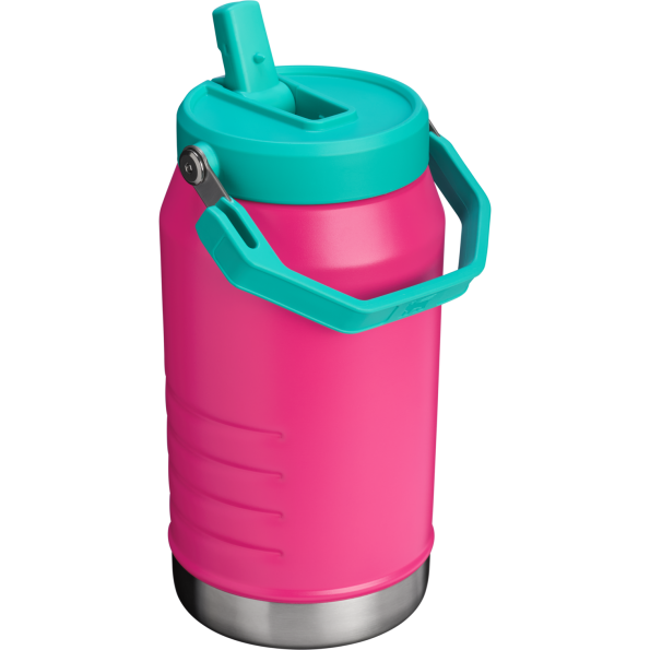 IceFlow Flip Straw Water Jug 64OZ In Passion Pink