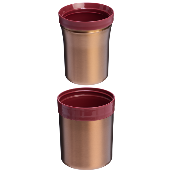 The Stanley Legendary Classic Vacuum Bottle 1.5QT Lid Cups in Gilded Pomegranate Red