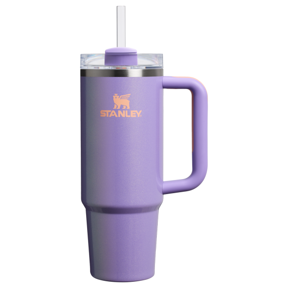 Stanley 30 OZ Quencher Insulated Tumbler Cup In Periwinkle Shimmer Purple