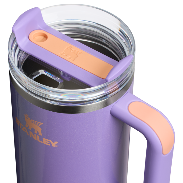 Stanley 40 OZ New Frequency Quencher Insulated Tumbler Cup In Periwinkle Shimmer Purple