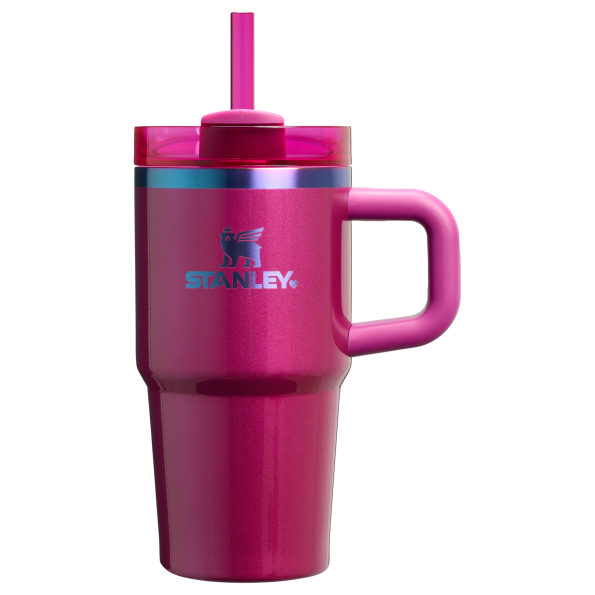 Stanley Valentine's Day Quencher Insulated Tumbler 20 OZ Cup In Berry Truffle Pink