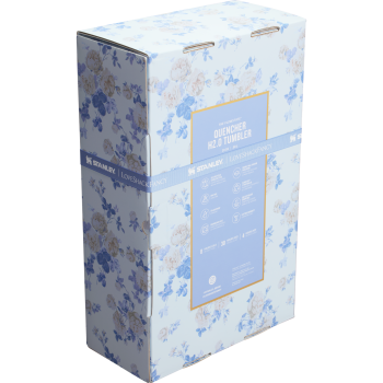 Stanley x Loveshackfancy Quencher H2.O FlowState Tumbler 20OZ in Everblooming Rosettes