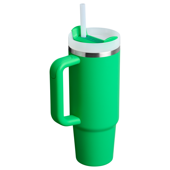 Stanley Quencher H2.0 Flowstate Tumbler 30 Oz Cup In Meadow Green