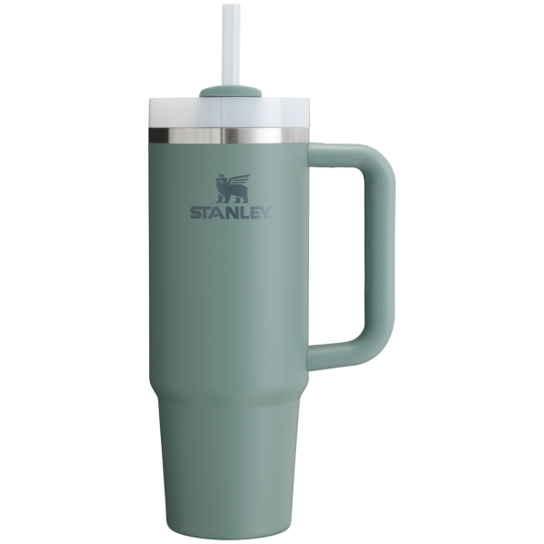 Stanley Quencher H2.O FlowState Tumbler Cup 30 OZ In Shale Green