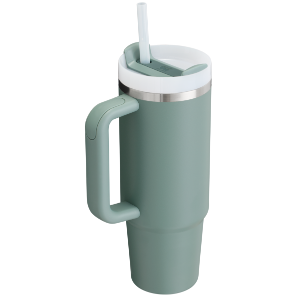 Stanley Quencher H2.O FlowState Tumbler Cup 30 OZ In Shale Green