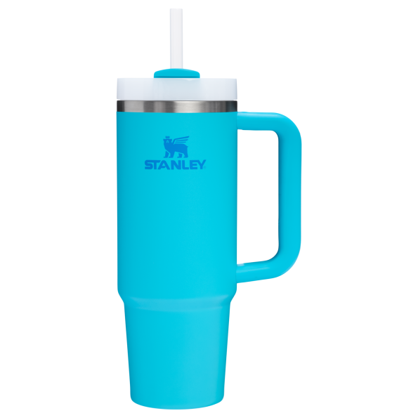 Stanley Quencher H2.0 Flowstate Tumbler 30 Oz Cup In Splash Blue