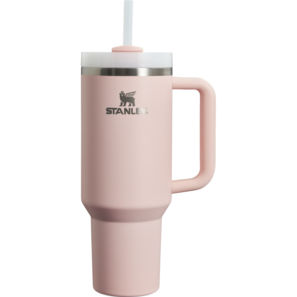 The Stanley Quencher H2.O FlowState Tumbler 40OZ Cup In Bloom Pink