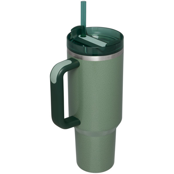 Stanley Quencher Tumbler Cup 40OZ in Hammertone Green