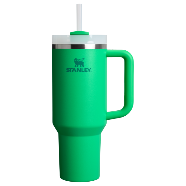 Stanley Quencher H2.O FlowState Tumbler Cup 40 OZ In Meadow Green