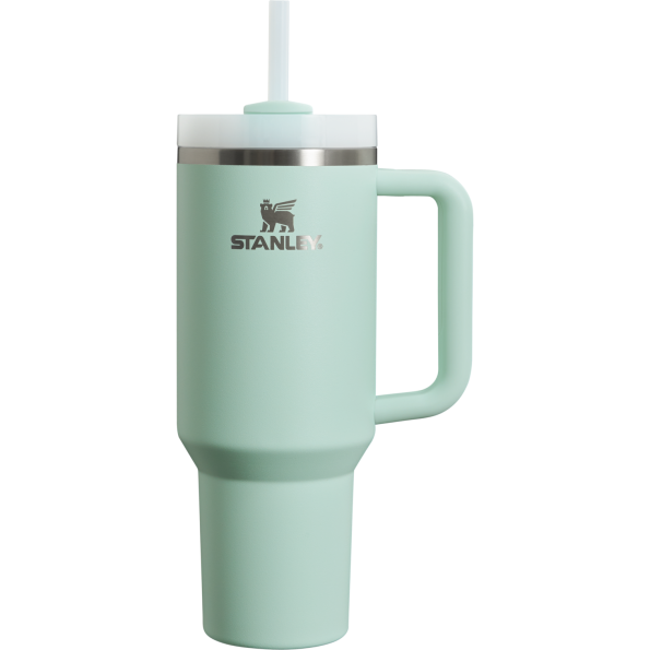 The Stanley Quencher H2.O FlowState Tumbler 40OZ Cup In Mint Green