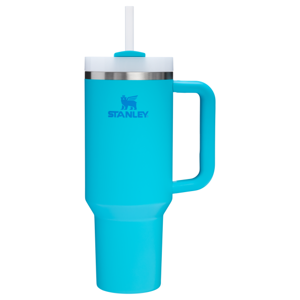 Stanley 40 oz Quencher FlowState Tumbler In Splash Blue