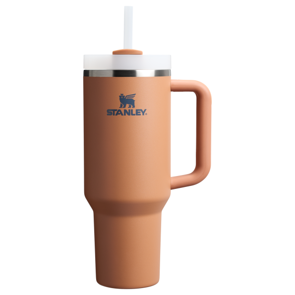 Stanley Quencher H2.O FlowState Tumbler Cup 40 OZ In Toast Tan