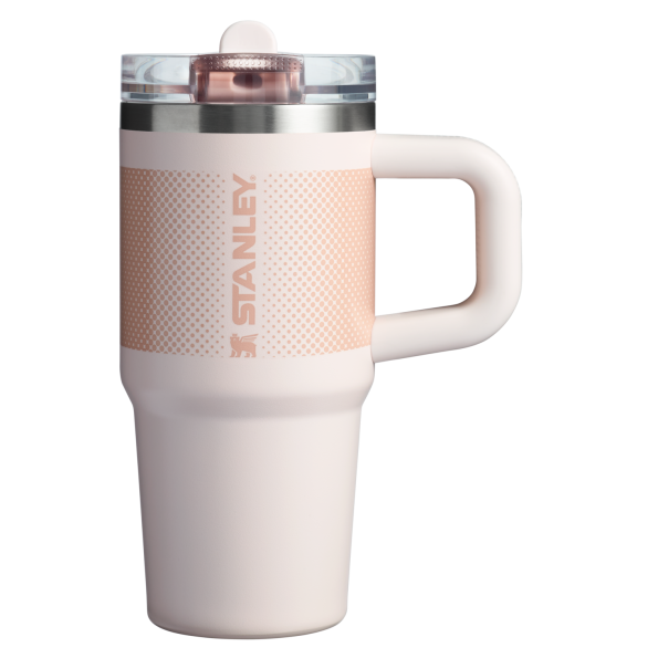 The Stanley Quencher ProTour Flip Straw Tumbler 14 OZ in Rose Quartz Fade