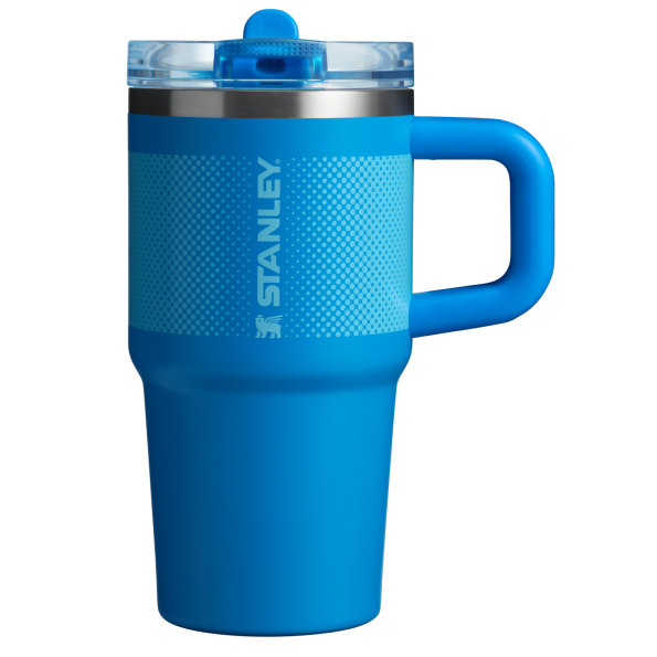 The Stanley Quencher ProTour Flip Straw Tumbler 20 OZ in Azure Blue Fade