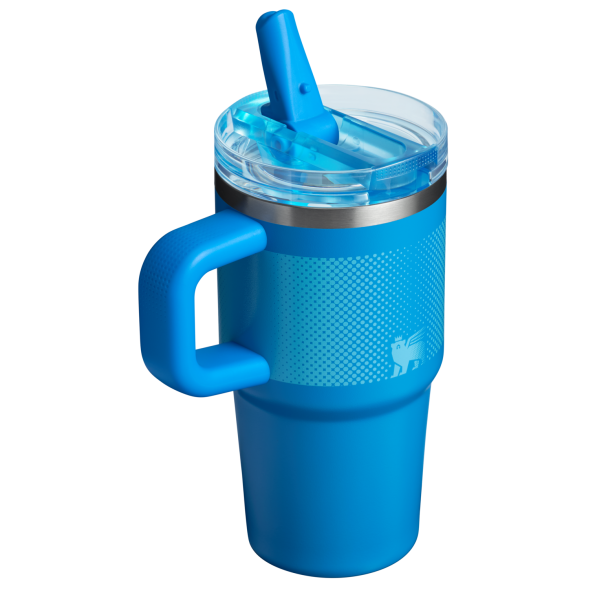 The Stanley Quencher ProTour Flip Straw Tumbler 20 OZ in Azure Blue Fade