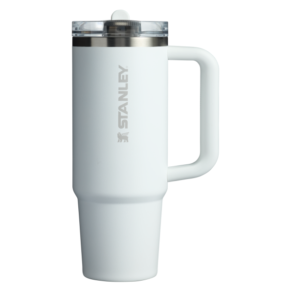 The Stanley Quencher ProTour Flip Straw Tumbler 30 OZ in Frost White