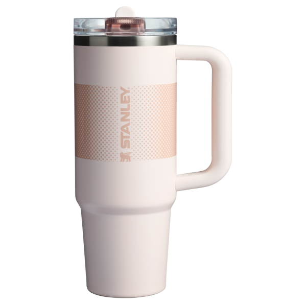 The Stanley Quencher ProTour Flip Straw Tumbler 30 OZ in Rose Quartz Fade