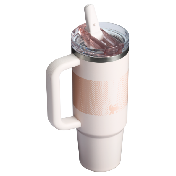 The Stanley Quencher ProTour Flip Straw Tumbler 30 OZ in Rose Quartz Fade