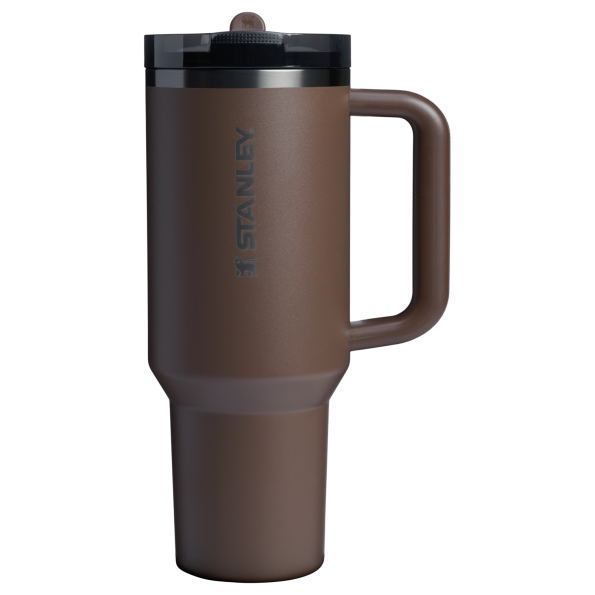 The Stanley Quencher ProTour Flip Straw Insulated Tumbler 40 OZ Cup In Espresso Brown