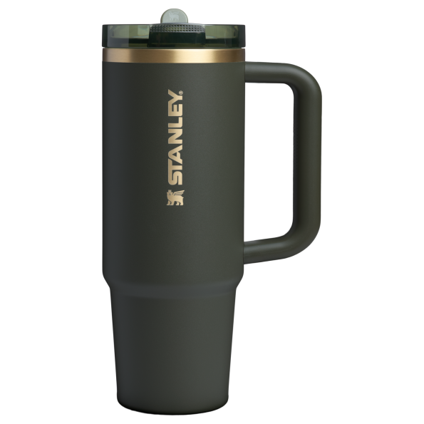 The Stanley Quencher ProTour Flip Straw Insulated Tumbler 30 Oz in Cypress Green