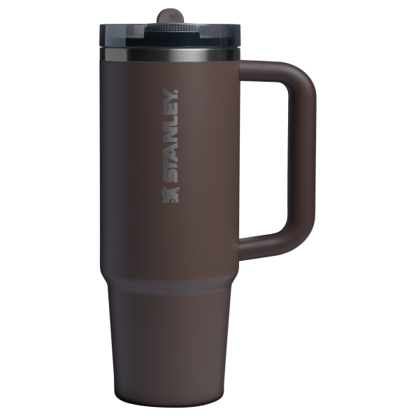 The Stanley Quencher ProTour Flip Straw Insulated Tumbler 30 OZ Cup In Espresso Brown