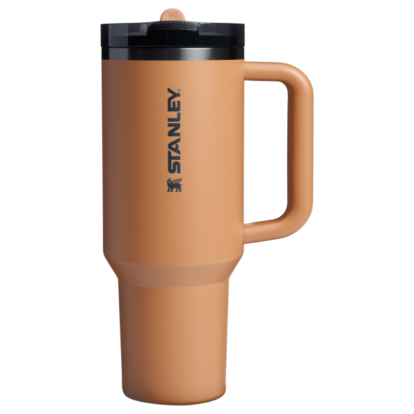 The Stanley Quencher ProTour Flip Straw Insulated Tumbler 40 OZ Cup In Camel