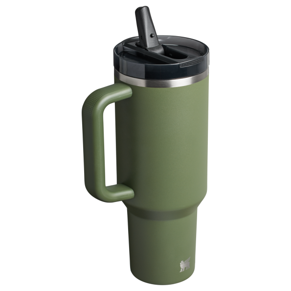 Stanley Quencher ProTour Flip Straw Tumbler Cup 40OZ In Dried Pine Green