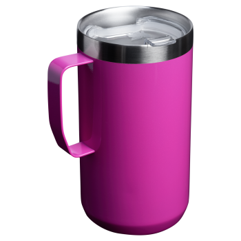 The Insulated Stanley Stay-Hot Camp Mug 24OZ in Punch Shimmer Pink