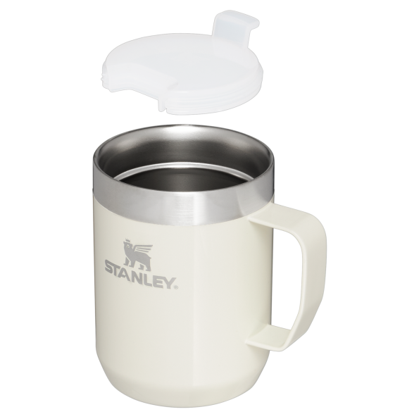 Stanley Stay Hot Camp Mug 8oz In Cream Gloss