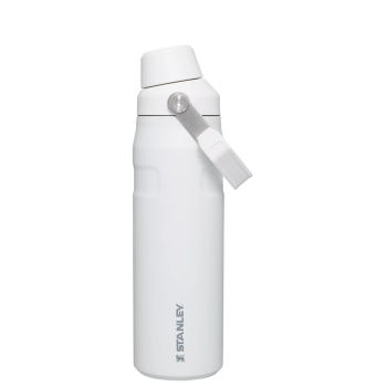 Stanley IceFlow Water Bottle with Fast Flow Lid 24 OZ In Polar White